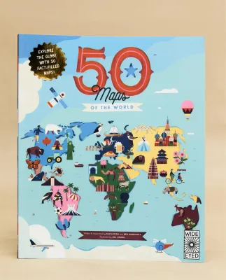 50 Maps of the World. Детский познавательный атлас (на английском языке)