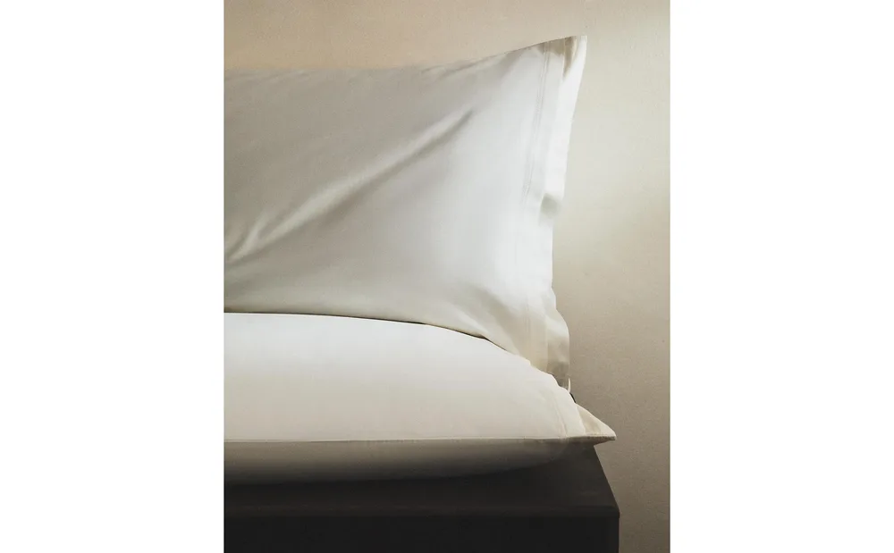Наволочка Zara Home сатин, хлопок 95%, однотонный, 6174/091 · арт. 6174/091-2