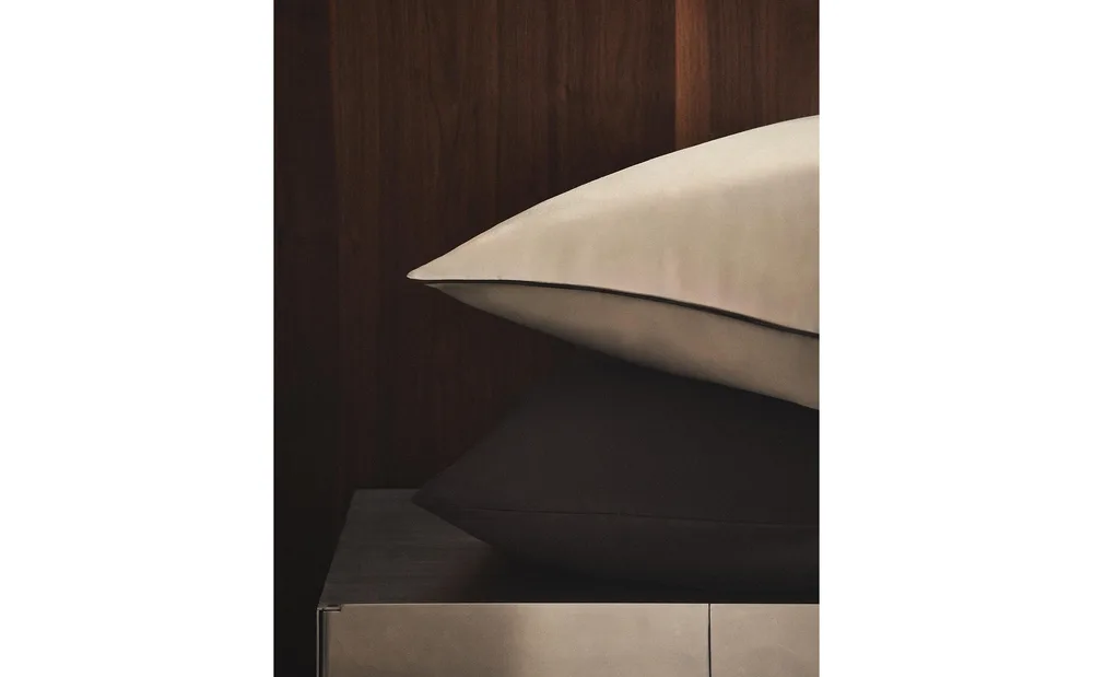 Наволочка Zara Home сатин, хлопок 100%, однотонный, 5137/091