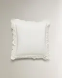 Наволочка Zara Home, лён 55%, хлопок 45%, однотонный, 5191/091 — фото 5