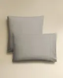 Наволочка Zara Home перкаль, хлопок 100%, однотонный, 0030/091 · арт. 0030/091-2 — фото 6