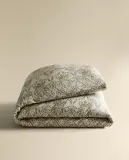 Наволочка Zara Home сатин, хлопок 100%, с растительным принтом, 5180/088 — фото 5