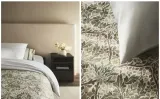 Наволочка Zara Home сатин, хлопок 100%, с растительным принтом, 5180/088 — фото 7