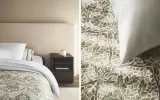 Наволочка Zara Home сатин, хлопок 100%, с растительным принтом, 5180/088 — фото 8