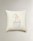 Наволочка Zara Home, хлопок 100%, с цветочным принтом, 2631/091 — фото 3
