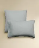 Наволочка Zara Home хлопок, лён 100%, однотонный, 3110/091 — фото 2