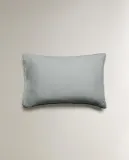 Наволочка Zara Home хлопок, лён 100%, однотонный, 3110/091 — фото 5