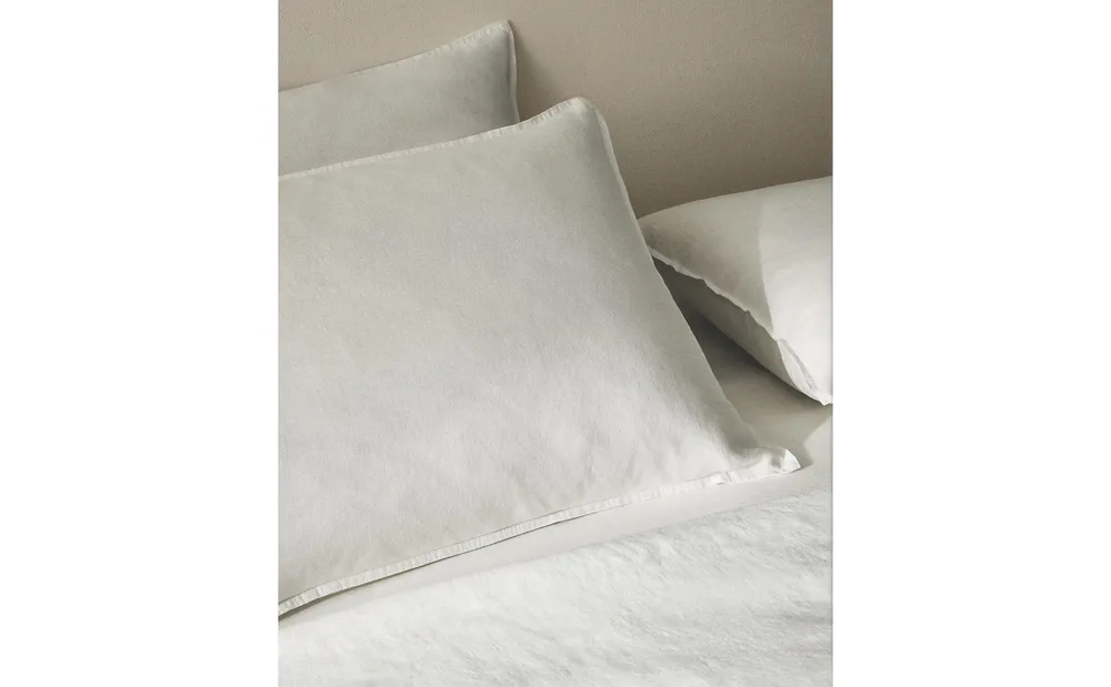Наволочка Zara Home хлопок, лён 100%, однотонный, 7150/091