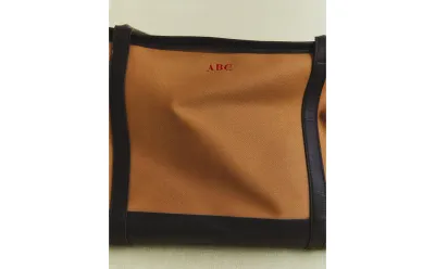 Переноска для животных Zara Home, из хлопка с отделкой натуральной кожей, 30 45 25 см