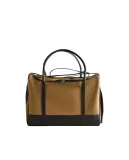Переноска для животных Zara Home, из хлопка с отделкой натуральной кожей, 30 45 25 см — фото 8