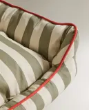 Лежак для животных Zara Home, в полоску с кантом, 50 40 18 см — фото 4