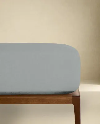 Наматрасник Zara Home хлопок, лён 100%, однотонный, 3110/900