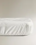 Наматрасник Zara Home, хлопок 76%, полиэстер 15%, хлопок 100%, полиэстер 100%, однотонный, 6622/086 — фото 5