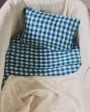 Комплект постельного белья Zara Home, 75х100 см, хлопок 100%, в клетку, 1660/499 — фото 1