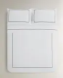Пододеяльник Zara Home сатин, хлопок 100%, однотонный, 6102/088 · арт. 6102/088-2 — фото 4