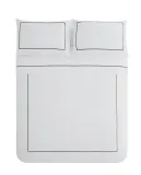 Пододеяльник Zara Home сатин, хлопок 100%, однотонный, 6102/088 · арт. 6102/088-2 — фото 5