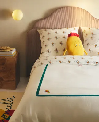 Пододеяльник Zara Home, хлопок 100%, однотонный, 2628/088