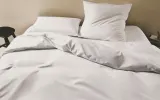Пододеяльник Zara Home перкаль, хлопок 100%, однотонный, 0081/088 — фото 7