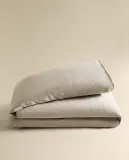 Пододеяльник Zara Home, лён 100%, однотонный, 7180/088 — фото 6