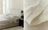 Пододеяльник Zara Home, лён 56%, хлопок 44%, однотонный, 6183/088 — фото 7