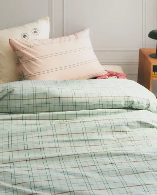 Пододеяльник Zara Home, хлопок 100%, в клетку, 1611/088