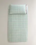 Пододеяльник Zara Home, хлопок 100%, в клетку, 1611/088 — фото 4