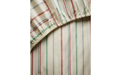 Простыня на резинке Zara Home, хлопок 100%, в полоску, 2613/900