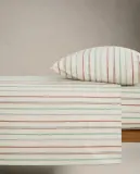 Простыня на резинке Zara Home, хлопок 100%, в полоску, 2613/900 — фото 4