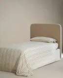 Простыня на резинке Zara Home, хлопок 100%, в полоску, 2613/900 — фото 7