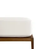 Простыня на резинке Zara Home перкаль, хлопок 100%, однотонный, 0030/095 — фото 6