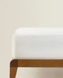 Простыня на резинке Zara Home, хлопок 100%, однотонный, 4611/900 — фото 4