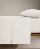 Простыня на резинке Zara Home перкаль, хлопок 100%, однотонный, 0030/900 — фото 4