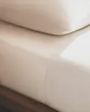Простыня на резинке Zara Home перкаль, хлопок 100%, однотонный, 0051/900 — фото 2
