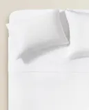 Простыня на резинке Zara Home сатин, хлопок 100%, однотонный, 0136/900 — фото 3