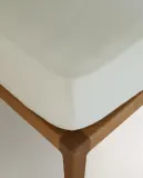 Простыня на резинке Zara Home, хлопок 100%, однотонный, 2620/900 — фото 4