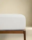 Простыня на резинке Zara Home, хлопок 100%, однотонный, 6184/900 — фото 1