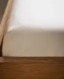 Простыня на резинке Zara Home, хлопок 100%, однотонный, 8610/900 — фото 1