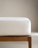 Простыня на резинке Zara Home, хлопок 100%, однотонный, 8610/900 — фото 7