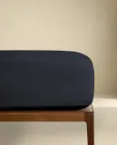 Простыня на резинке Zara Home сатин, хлопок 100%, однотонный, 1100/095 — фото 6