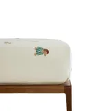 Простыня на резинке Zara Home, хлопок 100%, однотонный, 1610/900 — фото 7