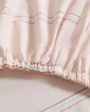 Простыня на резинке Zara Home, хлопок 100%, в полоску, 1612/900 — фото 3