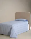 Простыня на резинке Zara Home, хлопок 100%, в полоску, 1612/900 — фото 8