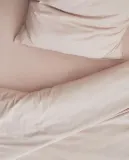 Простыня на резинке Zara Home перкаль, хлопок 100%, однотонный, 0132/900 — фото 2