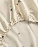Простыня на резинке Zara Home, хлопок 100%, однотонный, 2610/900 — фото 4