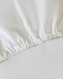 Простыня на резинке Zara Home хлопок, лён 100%, однотонный, 5190/900 — фото 4