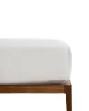 Простыня на резинке Zara Home хлопок, лён 100%, однотонный, 5190/900 — фото 6