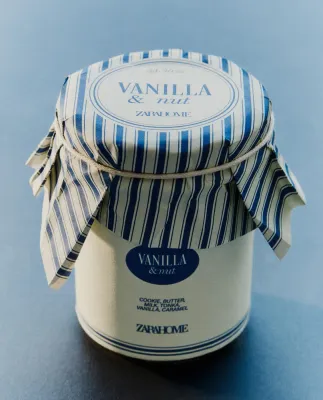 Zara Home Ароматическая свеча Vanilla & Nut, 130 г, аромат для дома