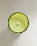 Zara Home Свеча ароматическая BERGAMOT & SANDALWOOD 155 г, растительный воск, аромат древесный, Зелёный — фото 6