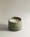 Zara Home Свеча ароматическая PURE GARDENIA 150 г, растительный воск, аромат цветочный, Белый — фото 3
