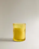 Zara Home Свеча ароматическая GINGER LEMON 155 г, растительный воск, аромат цитрусово-пряный свежий, Жёлтый — фото 2